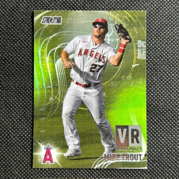 2021 Topps Stadium Club Virtual Reality Mike Trout #VR-6 Los Angeles Angels - Picture 1 of 2